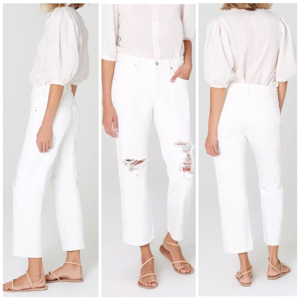 Citizens of Humanity Emery High Rise Relaxed Crop Jeans Moonstone NWT NEW 30 - Picture 11 of 12